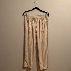 Old Navy Cropped Linen Pant Size S